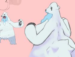 anthro artesjsc beartic big_breasts breasts female female_pokemon furry pokémon_(species) pokemon tagme