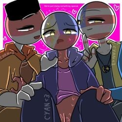 3boys clothing countryhumans indonesia_(countryhumans) malaysia_(countryhumans) philippines_(countryhumans) tagme threesome