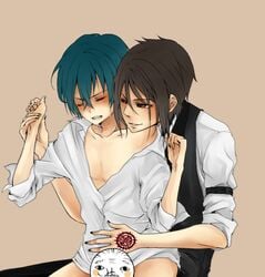 2boys ciel_phantomhive kuroshitsuji male male_only sebastian_michaelis tagme