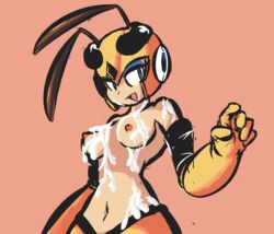 breasts cum honey_woman mega_man mega_man(classic) offonart vesper_woman