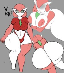 1girls anthro anthrofied astroarts fangbound female furry gardevoir hoodie huge_areolae huge_ass huge_breasts humanoid nintendo pokémon_(species) pokemon pokemon_(species) solo tagme yari_(fangsart)