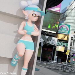 3d inkling marie_(splatoon) marie_(wo262) nintendo purpletourmaple splatoon splatoon_(series) splatoon_2 tagme