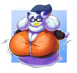 anthro big_breasts breasts female tagme wolforb2000