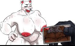 anthro bear bovid bovine capreoline chief_bogo deer disney fabienne_growley felid female group hakiahki large_breasts major_friedkin male male/female mammal moose pantherine peter_moosebridge polar_bear recording snow_leopard true_buffalo ursine water_buffalo zootopia