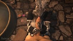 1futa 3d 3d_(artwork) animated anthro argonian athletic_futanari bethesda_softworks big_butt breasts clothed clothing digital_media_(artwork) double_handjob foreskin futanari genitals gynomorph handjob high_framerate human human_penetrating intersex licking_glans licking_penis lifts-her-tail light-skinned_male lusty_argonian_maid maid_uniform male_on_futa male_pov mp4 nijuna no_underwear pov rayhuma scalie skyrim sound source_filmmaker tagme the_elder_scrolls uniform video video_games