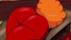 1girls animated ass ass_in_dress big_ass big_butt blaze_(artist) bubble_ass bubble_butt hair_on_head huge_ass huge_butt powerpuff_girls sara_bellum thick_ass thick_thighs