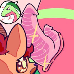 animal_genitalia grovyle habalirojo pokémon_(species) pokémon_mystery_dungeon pokemon pokemon_(species) scalie vulpix