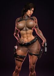 lara croft from playstation by thejaderabbit