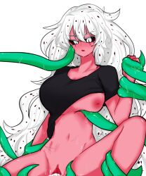 1girls breasts cookie_run cum_inside jhjo091919 pitaya_dragon_cookie rule_63 tentacle white_hair