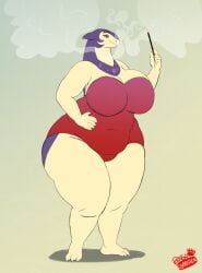 bangabear big_breasts breasts female pokemon pokemon_(species) typhlosion