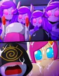 1boy 1girls 4futas after_sex breasts censored clones doppelganger erection female futanari heldron_(artist) huge_breasts huge_cock humanoid humanoid_penis hyper_breasts imminent_sex kirby_(series) kirby_planet_robobot kirby_star_allies light-skinned_female light_skin male mosaic_censoring mouthless mouthless_female mouthless_futanari multiple_futa nesp no_pupils nude oh_no penis susanna_patrya_haltmann susie_(kirby)