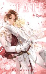 2boys bishonen bishounen bl blonde_hair brown_hair cecil cute fantasy femboy femboysub gay gay_couple kaiaubrey knight male male_focus male_only marriage novel_illustration romance romantic romantic_ambiance romantic_couple story story_at_source tagme tristan wedding wedding_attire wedding_veil wholesome yaoi yaoi_story