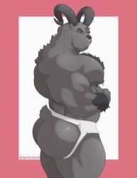 3_eyes animal_humanoid anthro ass bara bara_ass bara_tiddies bara_tits barazoku big_ass big_ass_(male) big_butt big_chest big_pecs bubble_ass bubble_butt dat_ass dat_butt dumptruck_ass dumptruck_butt ear_piercing fat_ass fat_butt furry gigantic_chest gigantic_pecs goat horns huge_ass huge_butt huge_chest huge_pecs humanoid jockstrap large_ass large_butt large_pectorals male male_only man_boobs man_breasts massive_ass massive_butt massive_chest massive_pecs moobs multi_eye muscle_ass muscle_butt muscles muscular muscular_ass muscular_butt nipple_piercing nipple_ring nose_piercing nose_ring plump_ass plump_butt round_ass round_butt solo solo_male tylerstark