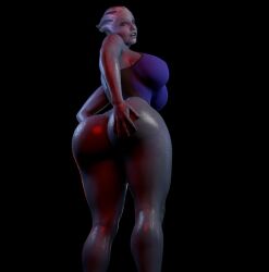 1girls 3d alien alien_girl asari big_breasts black_background blue_skin bottomless breasts busty child_bearing_hips female female_only huge_ass huge_breasts large_ass large_breasts liara_t'soni mass_effect nipple_bulge nipples open_mouth pose posing solo thick thick_ass thick_hips thick_thighs tight_clothing voluptuous wetty3d wide_hips