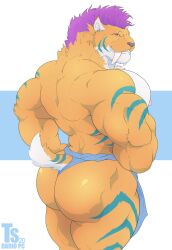 animal_humanoid anthro ass bara bara_ass bara_tiddies bara_tits barazoku big_ass big_ass_(male) big_butt big_chest big_pecs bubble_ass bubble_butt dat_ass dat_butt dumptruck_ass dumptruck_butt fat_ass fat_butt felid feline furry gigantic_chest gigantic_pecs huge_ass huge_butt huge_chest huge_pecs humanoid large_ass large_butt large_pectorals looking_at_viewer looking_back male male_only man_boobs man_breasts massive_ass massive_butt massive_chest massive_pecs moobs muscle_ass muscle_butt muscles muscular muscular_ass muscular_butt plump_ass plump_butt round_ass round_butt saber-toothed_cat solo solo_male tail tylerstark