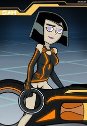 bottomless cosplay danny_phantom darkdp disney female female_only high_tech human pointy_chin quorra sam_manson solo straight_hair tron tron_legacy