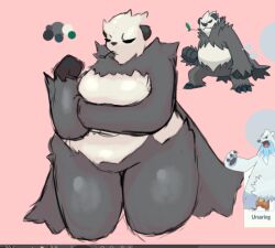 artesjsc big_breasts breasts female pangoro pokémon_(species) pokemon tagme