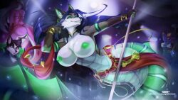 1girls big_breasts breasts female furry nude purplelemons yiff