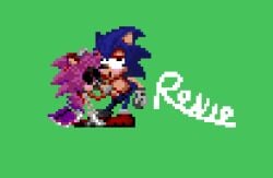 1boy amy_rose black_eyes blowjob blue_hair classic_amy_rose exe_(revie) eyes female friday_night_funkin hedgehog orgasm_boy pixel_art revie sonic.exe_(series) sonic_(series) sonic_cd sonic_the_hedgehog