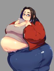 bbw belly big_belly big_breasts breasts chubby chubby_female curvaceous curvy fat female female_only hips huge_belly huge_breasts hyper hyper_fat large_belly large_breasts morbidly_obese obese obese_female overweight overweight_female squarewave ssbbw tagme tummy voluptuous