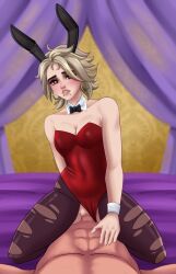 blonde_hair bunnysuit fortnite joni_(fortnite) male/female riding straight tyrana