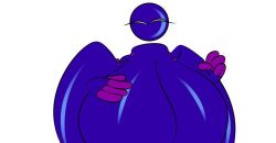 atom_(smolmarble) atom_booba atom_woman blue_body blue_skin detached_hands lofiglade marblebit massive_breasts massive_thighs mouthless pixelsoda smolmarble thick_thighs