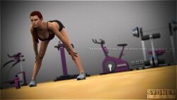 barbell breasts female solo sydgrl3d