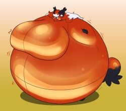 air_inflation big_breasts breasts female furry furry_only inflated inflation living_inflatable notmrsatsuma spherical_inflation sunken_head sunken_limbs tagme