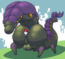 big_butt buttplug male non-human pokémon_(species) pokemon scolipede solo tagme zenarator_(artist)