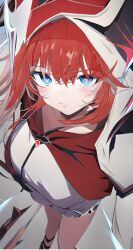 adult ai_generated anime_style ayala(coon) coon8384 red_hair red_jacket red_skirt