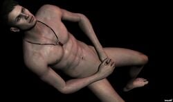 1boy 3d dante dante_(dmc:_devil_may_cry) devil_may_cry_(series) dmc:_devil_may_cry male male_nipples male_only nude solo tagme