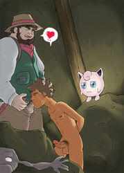 2boys age_difference artist_request background brock_(pokemon) color dubious_consent fellatio game_freak gay geodude hairy hand_on_head hiker_(pokemon) hiker_(pokemon_rse) jigglypuff male male_only multiple_boys multiple_males nintendo npc_trainer nude penis pokemon pokemon_(anime) pokemon_(species) pokemon_rgby pokemon_rse pubes pubic_hair restrained source_request tagme yaoi