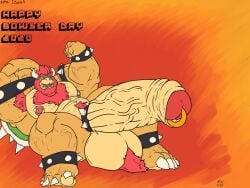 abs biceps bowser cock_ring furry gay hyper hyper_balls hyper_genitalia hyper_penis hyper_testicles kumalqwha male male_focus male_only mario_(series) muscle muscles muscular muscular_arms muscular_ass muscular_back muscular_legs muscular_male muscular_thighs nipples pecs veins veiny_penis