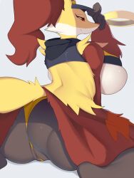 delphox from nintendo by faeki