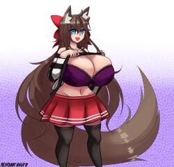 1girls 2d alphaerasure animal_ears big_breasts breast_expansion breasts digital_media_(artwork) expansion expansion_sequence huge_breasts