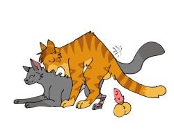 artist_request brackenfur_(warriors) brother_and_sister cats cinderpelt_(warriors) feral feral_on_feral incest medicine_cat warriors_(cats)