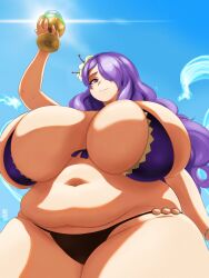 1girls 2021 absurd_res alternate_costume bikini breasts camilla_(fire_emblem) camilla_(summer)_(fire_emblem) chubby chubby_female curvy fat female female_focus fire_emblem fire_emblem_fates fire_emblem_heroes from_below gigantic_breasts hair_over_one_eye hips huge_breasts kawaiidebu long_hair matching_hair/eyes nintendo official_alternate_costume overflowing_breasts plump purple_bikini purple_eyes purple_hair purple_swimsuit solo swimsuit thick_thighs thighs voluptuous wide_hips