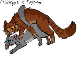 cinderpelt_(warriors) feral feral_on_feral held_down medicine_cat rape tagme tigerstar_(warriors) warriors_(cats)