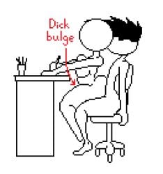 1girls barefoot completely_nude completely_nude_female correct_gaming_posture_(meme) female full_body keelgabeytheart naked naked_female nude nude_female office_desk sex side_view silly sitting sitting_sex stomach_bulge vaginal_penetration