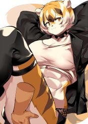 aspirindabaitu big_ass big_breasts breasts bubble_butt cleavage feline female furry huge_ass huge_breasts thick_thighs tiger tiger_girl wide_hips