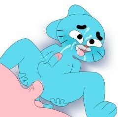 anal_sex cum_in_ass cum_on_face cum_on_self father father_and_son femboy gay gumball_watterson incest laying_on_back legs_apart male_only maseru parent parent_and_child richard_watterson son the_amazing_world_of_gumball yaoi young