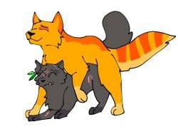 age_difference cats feral feral_on_feral firestar_(warriors) warriors_(cats) yellowfang_(warriors)