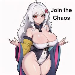 ai_generated big_breasts busty darkraimola_girlfriend erispheria goddess hourglass_figure long_hair que_bien_come_darkraimola red_eyes smiling thick_hips thick_legs thick_thighs twitch varek_daemonium varek_daemonium_(artist) virtual_youtuber voluptuous voluptuous_female vtuber white_hair wide_hips youtube youtube_hispanic