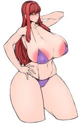 1girls abs arm_behind_head bakunyuu bangs bare_arms bare_shoulders big_breasts bikini bikini_bottom bikini_top biriri_(spacezin) black_and_white_drawing breasts bursting_breasts cleavage collarbone colored colored_sketch covered_erect_nipples cowboy_shot curvaceous edit enormous_breasts erect_nipples erect_nipples_under_bikini erect_nipples_under_clothes female female_only gijinka hi_res high_resolution highres hourglass_figure huge_breast huge_breasts huge_cleavage large_breasts massive_breasts massive_thighs micro_bikini micro_bikini_bottom micro_bikini_top nervous nervous_face nervous_sweat personification pokemon solo spacezin tall tall_female third-party_edit tight_bikini tight_clothing toned toned_body toned_female voltorb voluptuous voluptuous_female wide_hips