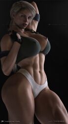 1girls 3d 3d_(artwork) abs areolae_slip ass big_ass big_breasts big_butt blonde_hair bra breasts breasts_out bubble_ass bubble_butt bubble_gum busty cassie_cage cga3d curvaceous curvy curvy_female curvy_figure cute daz3d daz_studio erotichris female_only fit fit_female hourglass_figure mortal_kombat mortal_kombat_11 muscular muscular_female netherrealm_studios nip_slip panties patreon_username pixiv_username ponytail pose posing seductive seductive_look sensual solo solo_female solo_focus thick thick_ass thick_legs thick_thighs thong voluptuous voluptuous_female wide_hips