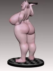 1girls 3d animated ass astrixs3d big_breasts boss_monster breasts chubby_female female food furry huge_breasts large_ass large_breasts model nude nude_female tagme thick_thighs toriel undertale undertale_(series) video wip