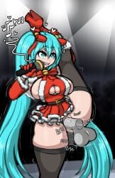 hatsune miku from christmas by xelsword