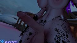 3d animated big_breasts big_penis black_hair black_lips black_lipstick blowjob blowjob_pov blue_eyes breasts charlottevr dominant dominant_female domination futa_only futadom futanari goth goth_futa goth_girl gothic horns long_penis milkers mommy mommy_dom mommy_kink mother nipples penis pov purple_hair round_breasts solo sucking sucking_penis tagme taker_pov tall tall_female taller_female taller_girl tattoo tattoo_on_arm tattoo_on_legs tattooed_arm tattoos video vr vr_media vrchat vrchat_avatar vrchat_media vrchat_model