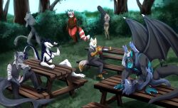 2_penises absurd_res ailurid animal_humanoid anthro camera canid canine cat_humanoid diphallia diphallism dragon felid felid_humanoid feline feline_humanoid female firefox1189_(character) fish fox genitals group hi_res humanoid looking_at_another male male/male mammal mammal_humanoid marine monk_(character) multi_genitalia multi_penis mythological_creature mythological_scalie mythology night_key penis public public_sex pyaro_(character) red_panda scalie sergal sex shark sharklock1 siron_(character) video_camera