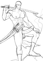 abdomen abs ass balls bandana bandana_on_head bara bara_tiddies bara_tits barazoku biceps big_cock big_dick big_dick_energy big_glans big_pecs big_pectorals big_penis bigger_male boots broad_shoulders calf calf_muscles chad cheque_checking cigarette cigarette_smoke circumcised circumcised_penis cock completely_naked completely_naked_male completely_nude completely_nude_male dangling_balls dangling_testicles defined_jawline defined_muscles dick earrings eight_pack erect_cock erect_dick erect_nipples erect_penis erection exibitionism forearm_hair forearm_muscles frown frowning frowning_at_viewer gay glans hand_on_thigh handsome handsome_man holding_cigarette holding_sword holding_weapon homoerotic horny horny_male huge_cock huge_male japanese_male large_cock large_dick large_glans large_male large_penis lifting_leg long_cock long_dick long_penis looking_at_viewer male male_ass male_boobs male_breasts male_butt male_focus male_only male_thighs man_boobs man_breasts manly massive_cock massive_dick massive_penis monochrome muscles muscular muscular_arms muscular_forearms muscular_legs muscular_male muscular_thighs naked naked_male nipples nude nude_male one_piece pecs pectoral penis pirate pose post-timeskip pubic_hair quadriceps roronoa_zoro scar scar_across_eye scar_on_chest scar_on_face scars six_pack small_smile solo solo_focus solo_male sword sword_over_shoulder swords swordsman tall tall_male taller taller_male testicles thechecking thighs trapezius triceps wanting_sex yaoi zoro zoro_(one_piece)